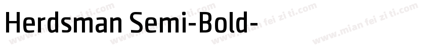 Herdsman Semi-Bold字体转换